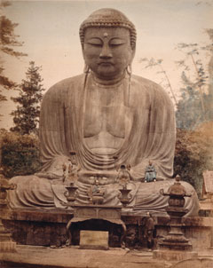 Felice Beato, Statue of Buddha In Kamakura, ca.1863-70. Yokohama Museum of Art