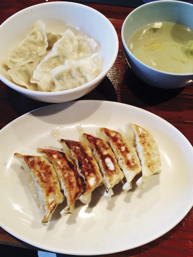 Straight up Gyoza