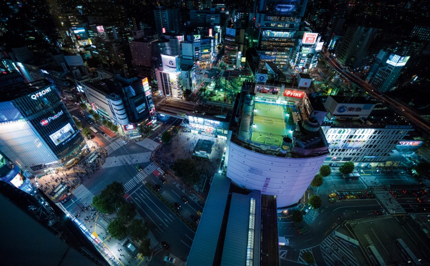 Shibuya As Seen From Above