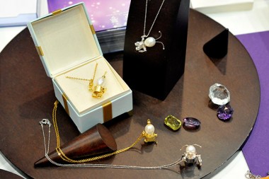 Unique jewelry is amongst the many crafts on display at The 79th Tokyo International Gift Show.