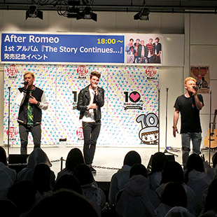 After Romeo performing in Japan, 2015