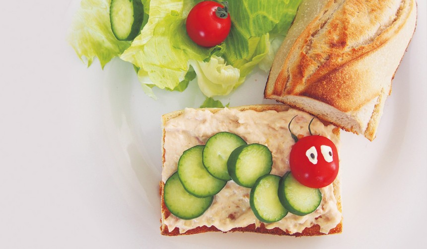 A Very Hungry Caterpillar Sandwich