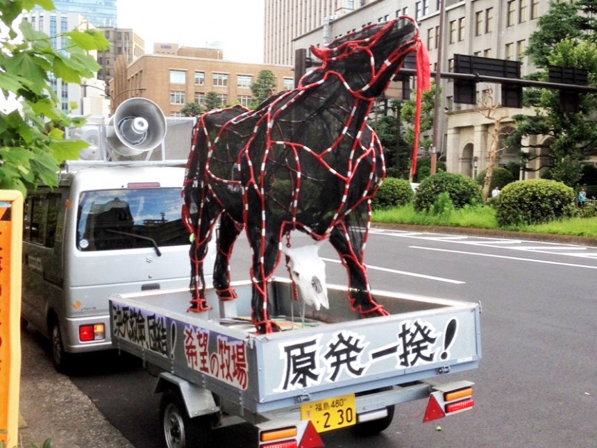 ”Against nuclear power“ No bull!