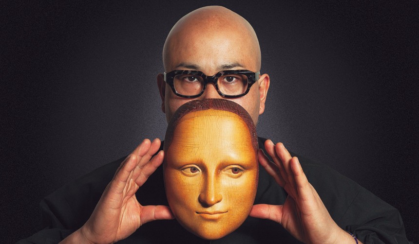 Bidou Yamaguchi turns masterpieces into masks