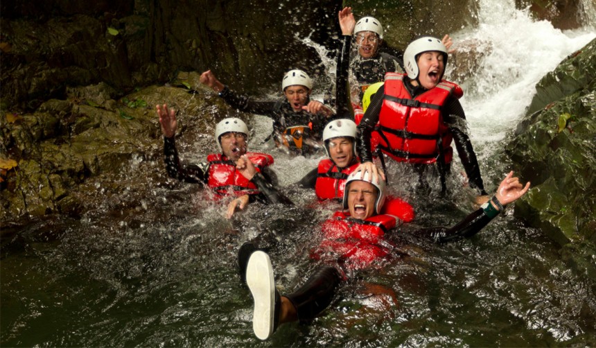 Canyoning in Japan
