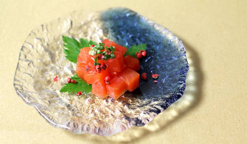 Sake-Cured Salmon