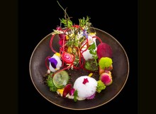 Vegetables with Foam of Rocket and Anchovy Mayonnaise - Metropolis Japan