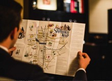 Shinjuku area map from Park Hyatt Tokyo - Metropolis Japan