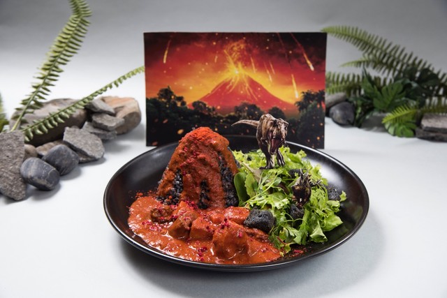 Jurassic World Popup Cafe Volcano Curry