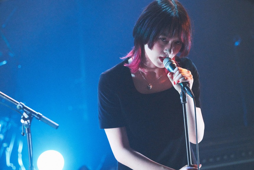 Luby Sparks Erika Murphy Yoshiaki Miura vocal red dyed hair singer