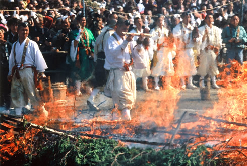 Mt. Takao Hiwatari Festival Fire Walking