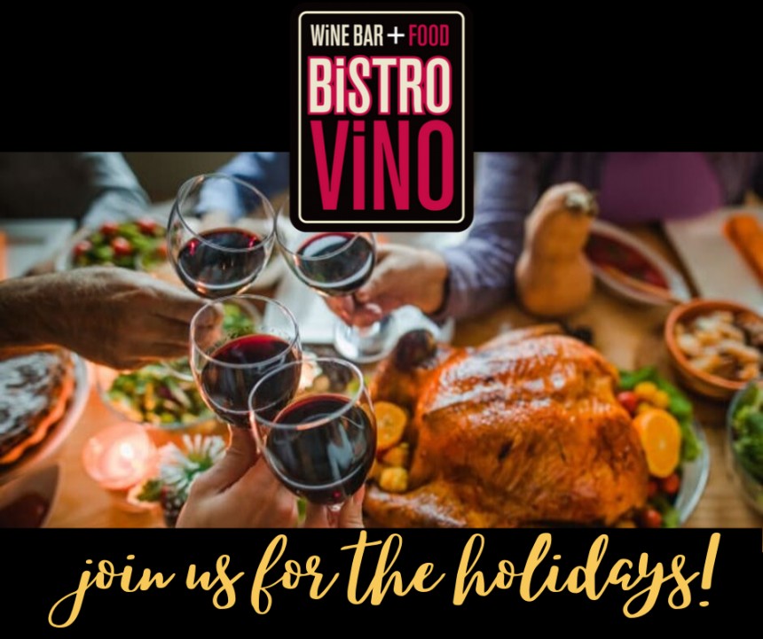 Holidays at Bistro Vino thanksgiving brunch deals