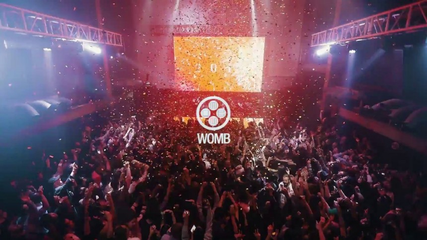 WOMB New Year Countdown party clubbing Shibuya to do
