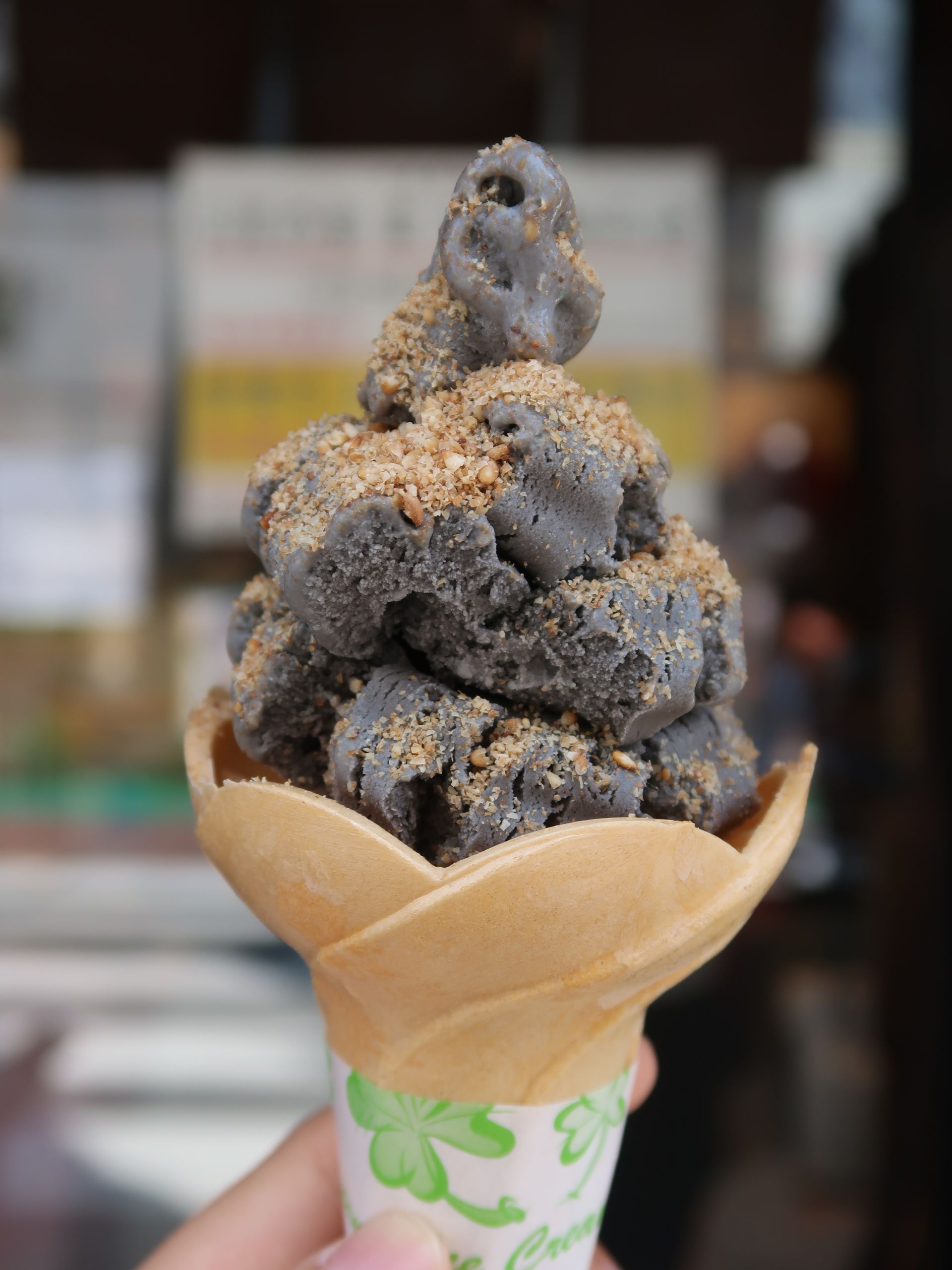 Tokyo ice cream stand's colossal eight-flavor cones might be the