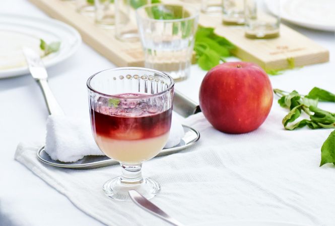 Cocktail de cidre de pomme