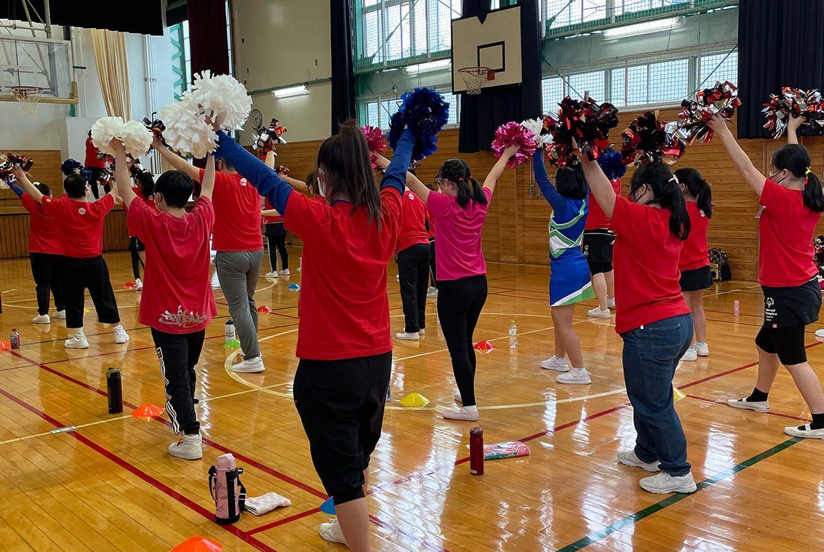 Special olympics cheer