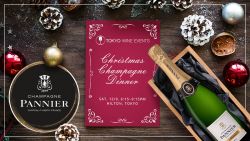French Christmas Champagne Dinner at Hilton Tokyo