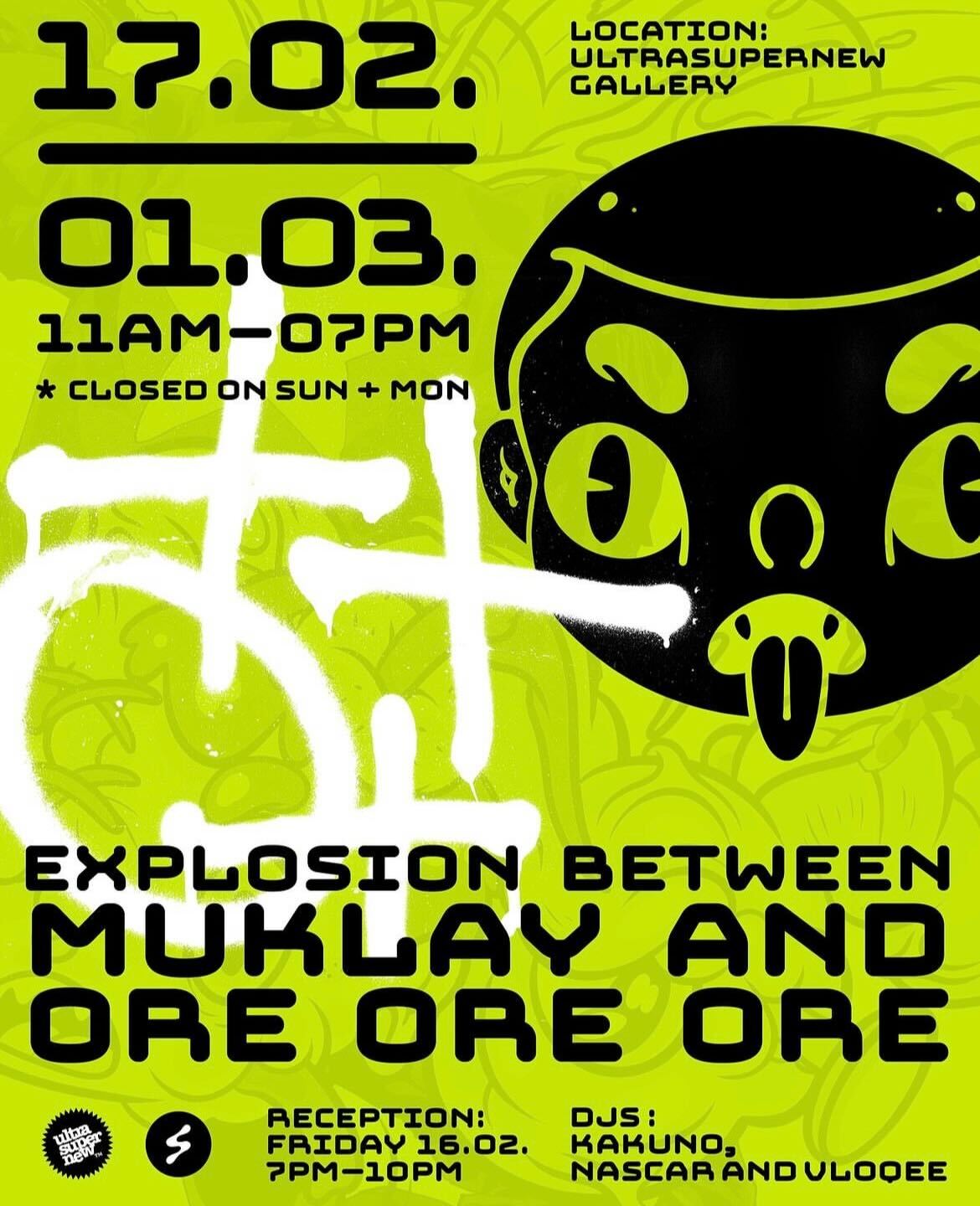 Upcoming Exhibition: Muklay & Ore at UltraSuperNew Gallery in Harajuku ...