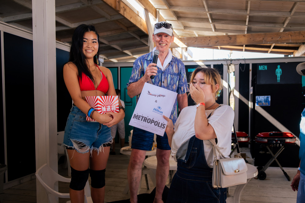 Metropolis 30th Anniversary celebration lucky winners walked away with top-tier giveaways, including a luxury Oris diving watch and two free JetStar Airlines tickets to Okinawa