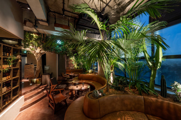 This Kyoto Bar is a “Sound Forest” Filled with Ambient Music and Exotic Plants