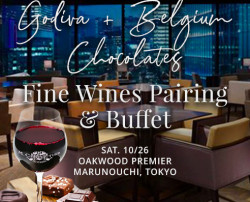 Wine and Godiva Chocolate Party: Oakwood Premier Tokyo