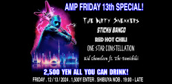 Friday 13th Live Music Special at Tokyo AMP!