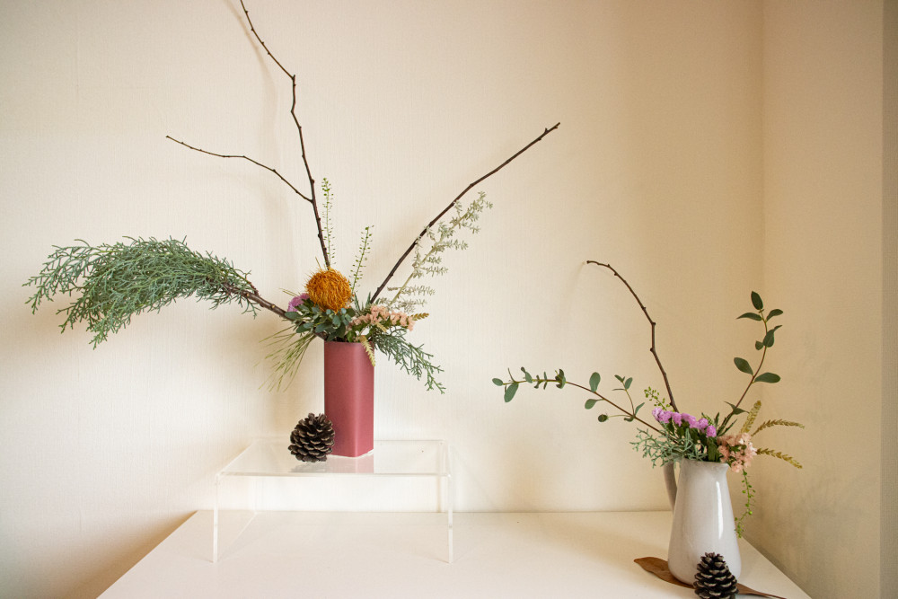 How to Make an Autumn Ikebana