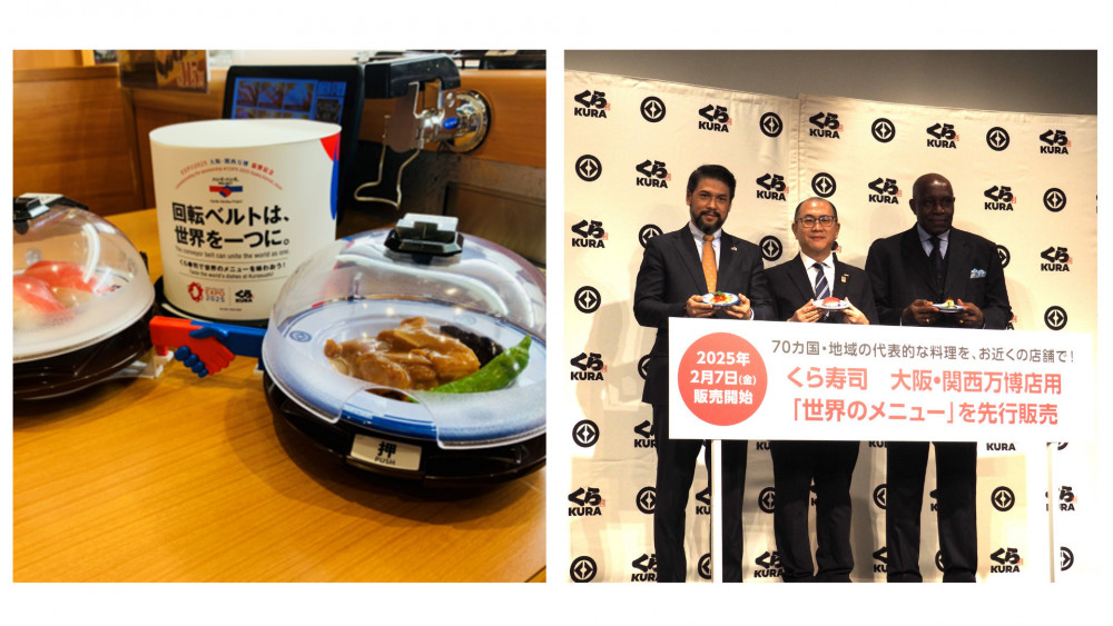 Kura Sushi Brings the World to the Table With 70 International Dishes at Osaka-Kansai Expo