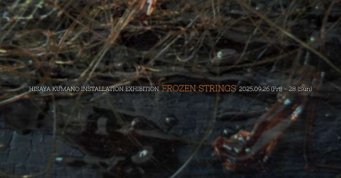 “FROZEN STRINGS”—An Immersive Art Exhibition by Hisaya Kumano