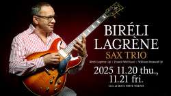 Live Jazz Show: Biréli Lagrène Sax Trio at Blue Note Tokyo