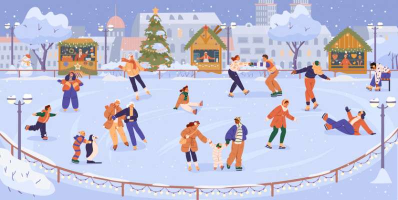 Outdoor Ice Skating Rinks in Tokyo