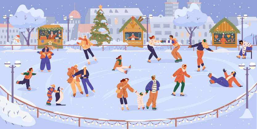 Outdoor Ice Skating Rinks in Tokyo