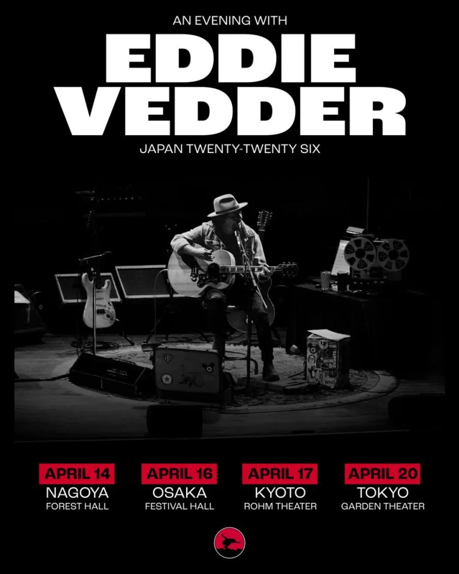 Eddie Vedder Tokyo Concert at Tokyo Garden Theater