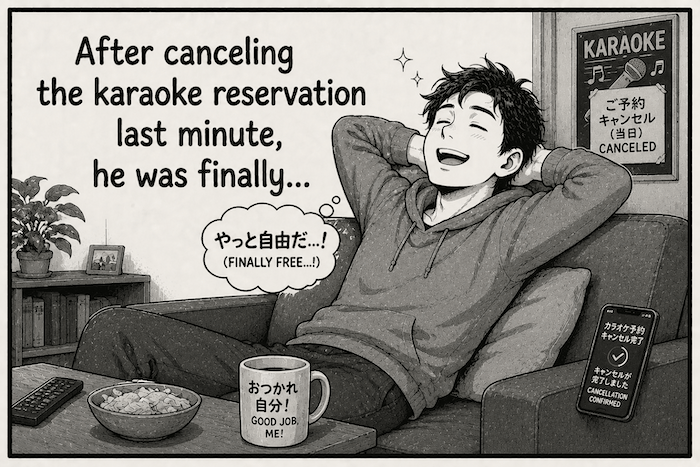 Karaoke illustration