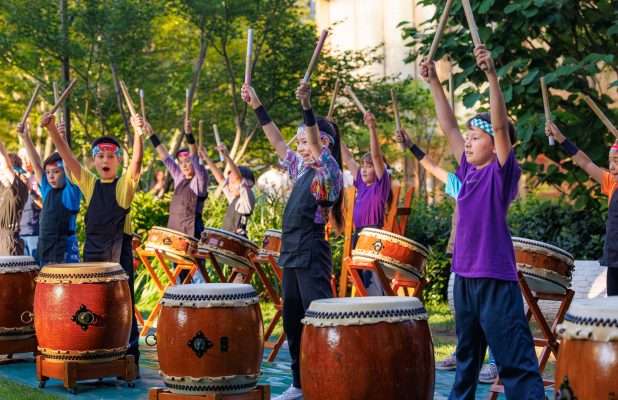 Lively Taiko Drumming Brings the Summer Festival to Life