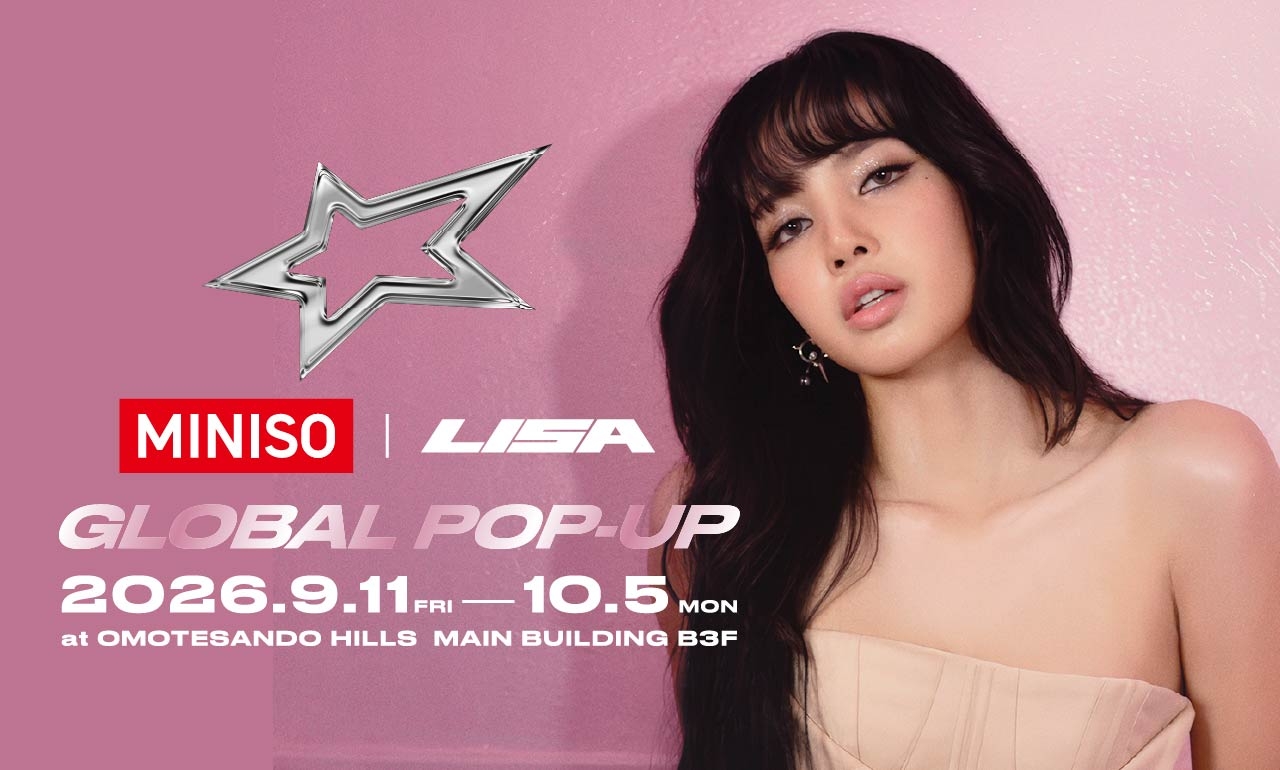 LISA × MINISO ポップアップ 東京開催