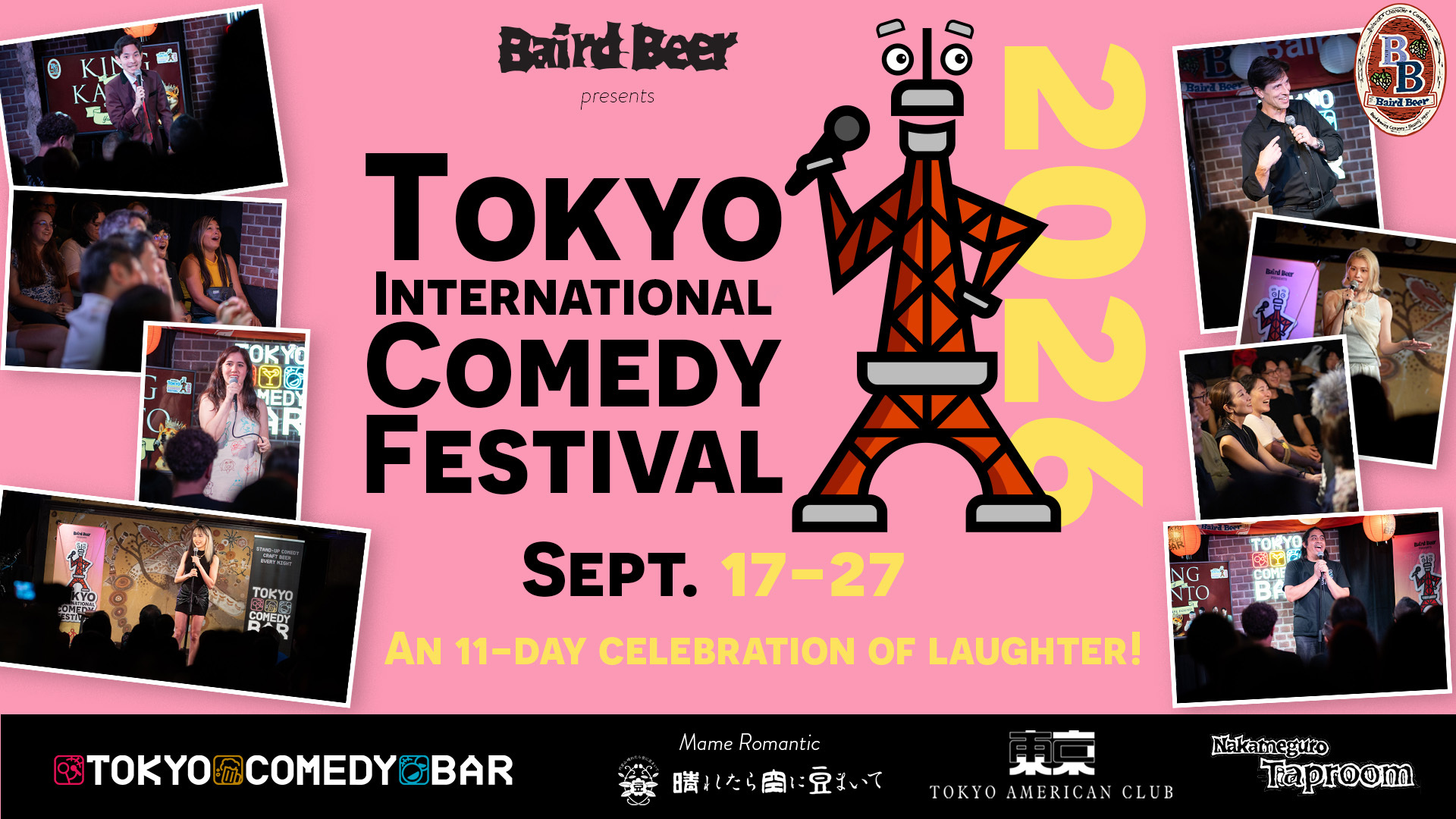 Tokyo International Comedy Festival 2026: 120+ Shows