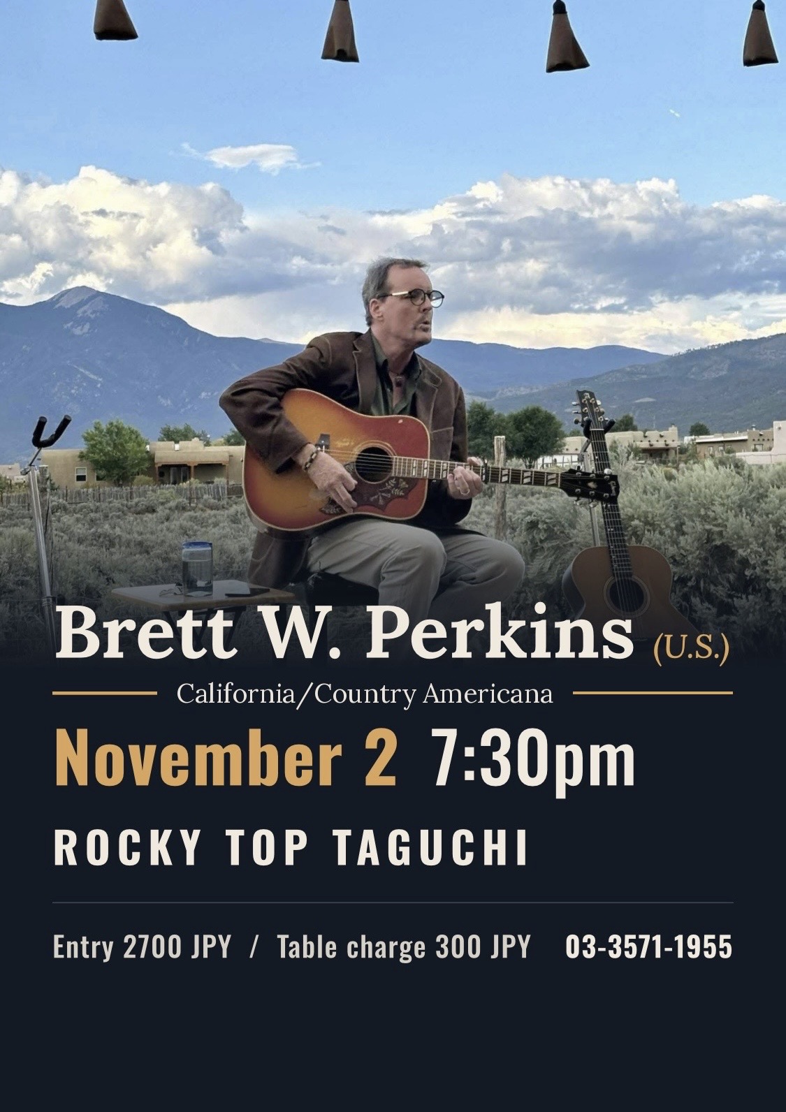 Brett Perkins: 50th Anniversary Tour in Tokyo