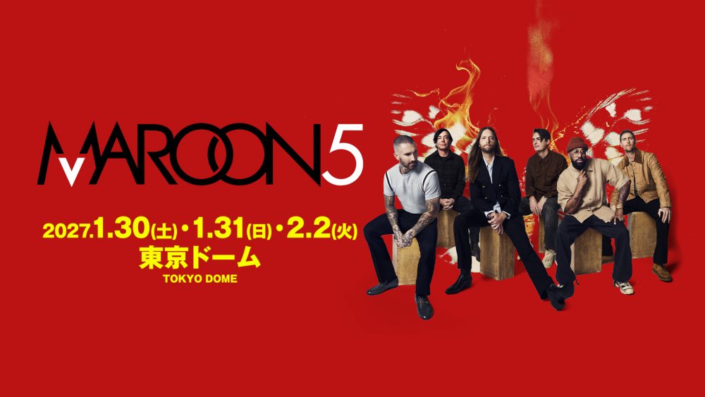 Maroon 5: Asia 2027 Tour in Tokyo - Metropolis Japan